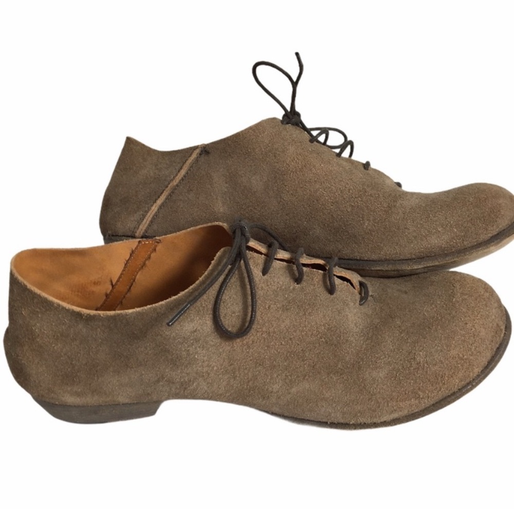Reinhard Plank Suede Beige Chukka Lace-up Casual Career Shoes 37 US 7 - Picture 2 of 12
